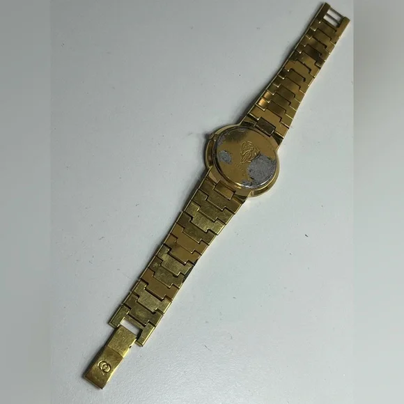 Classic GUCCI 3300 M 18K Gold Plated champagne dial; Men’s watch.